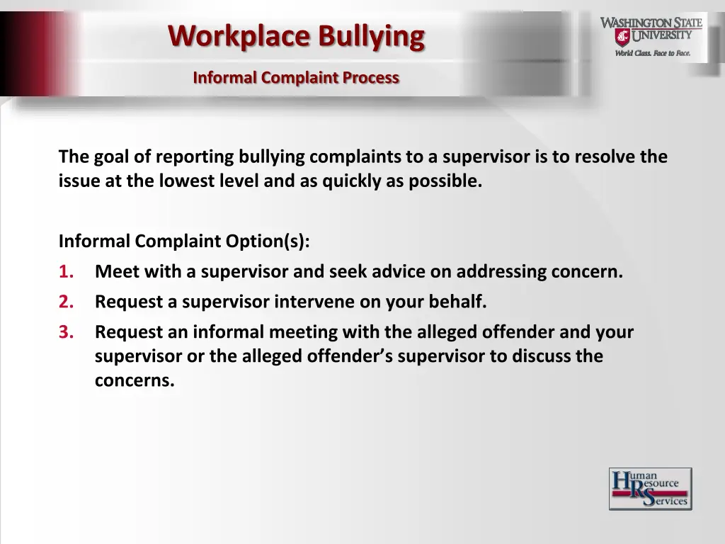 workplace bullying