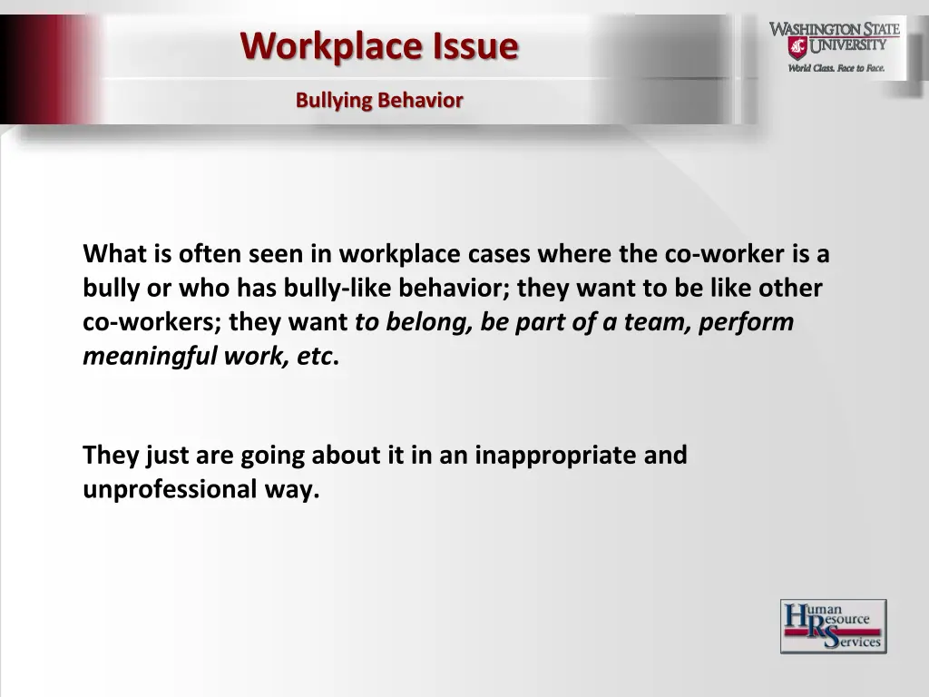 workplace issue 1