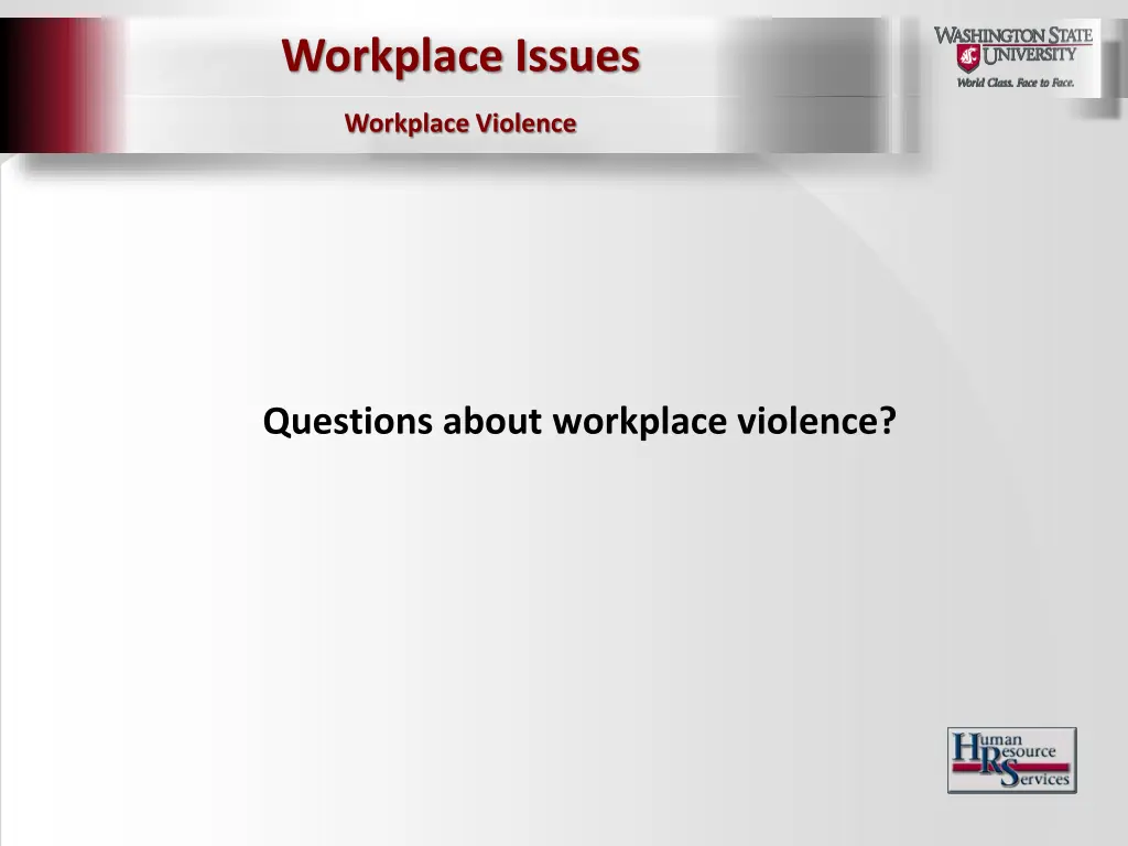 workplace issues 12