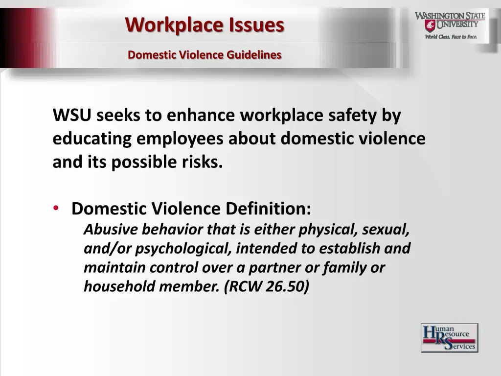 workplace issues 13