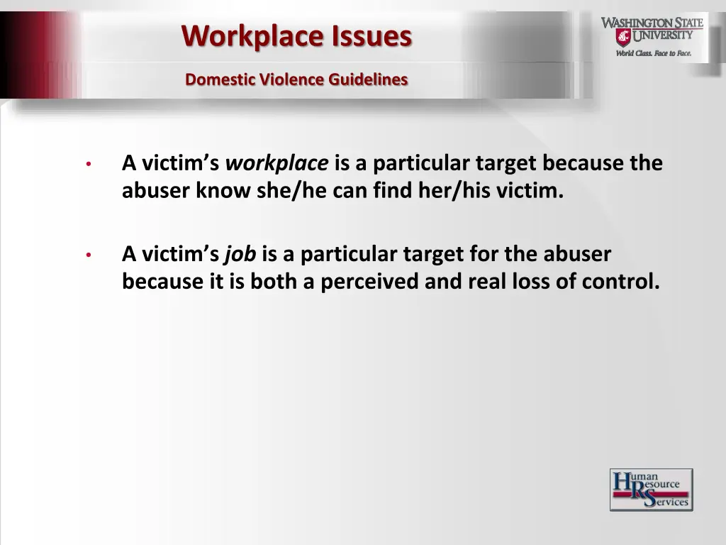 workplace issues 15