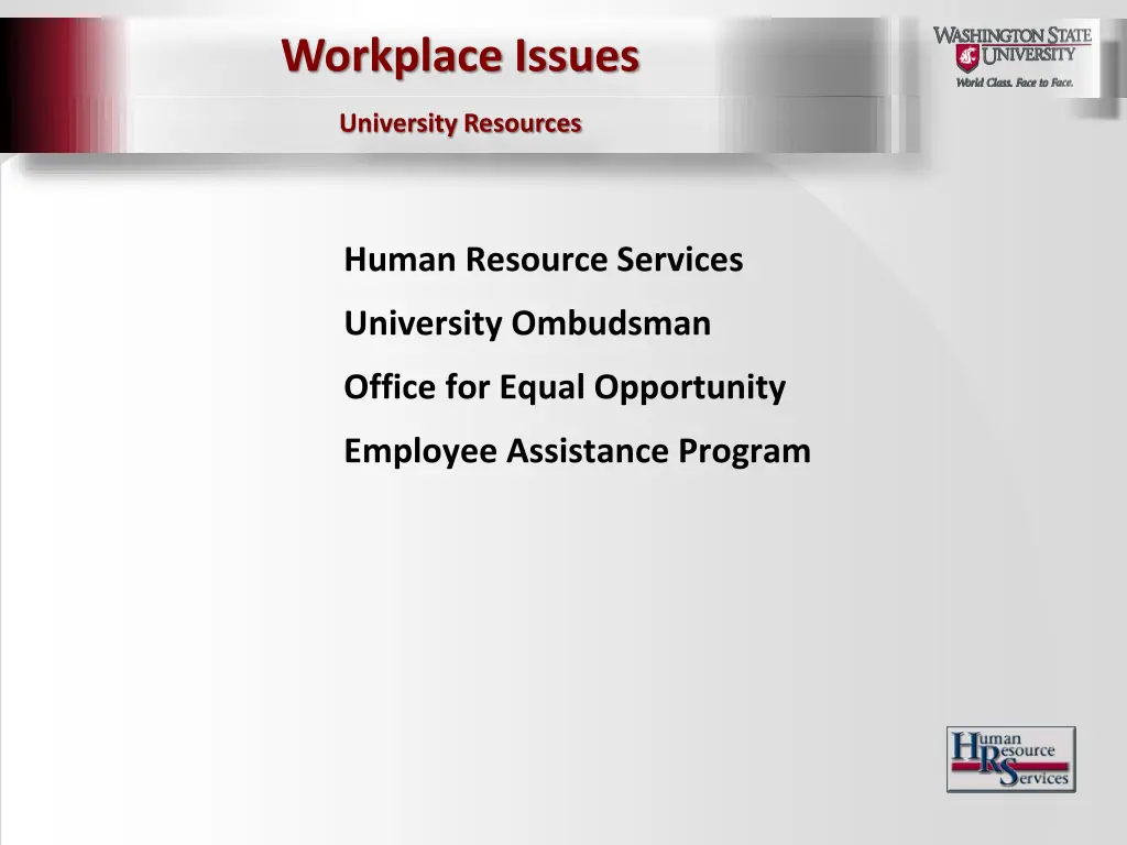 workplace issues 20