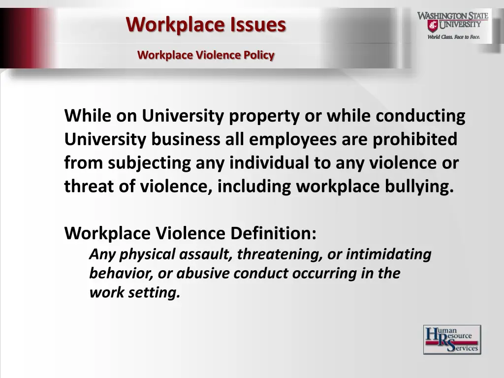 workplace issues 4