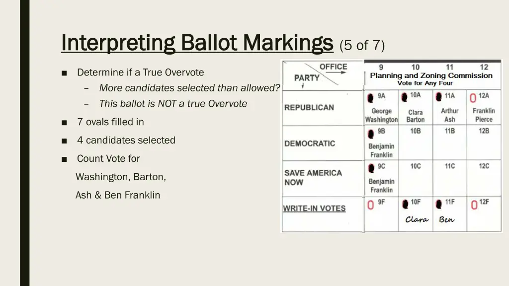 interpreting ballot markings interpreting ballot 4