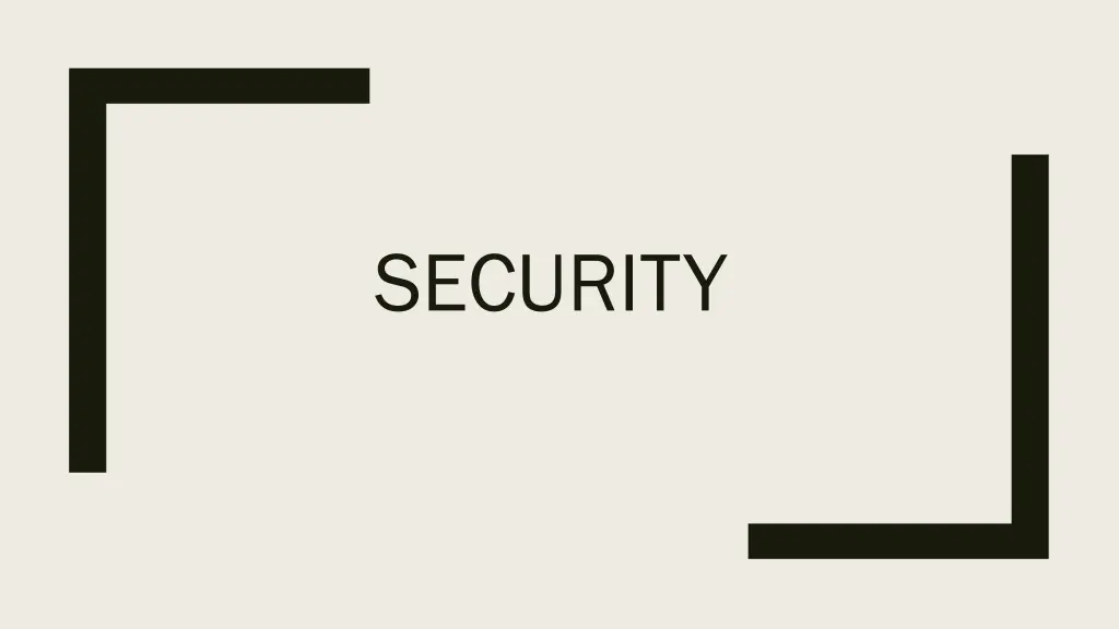 security