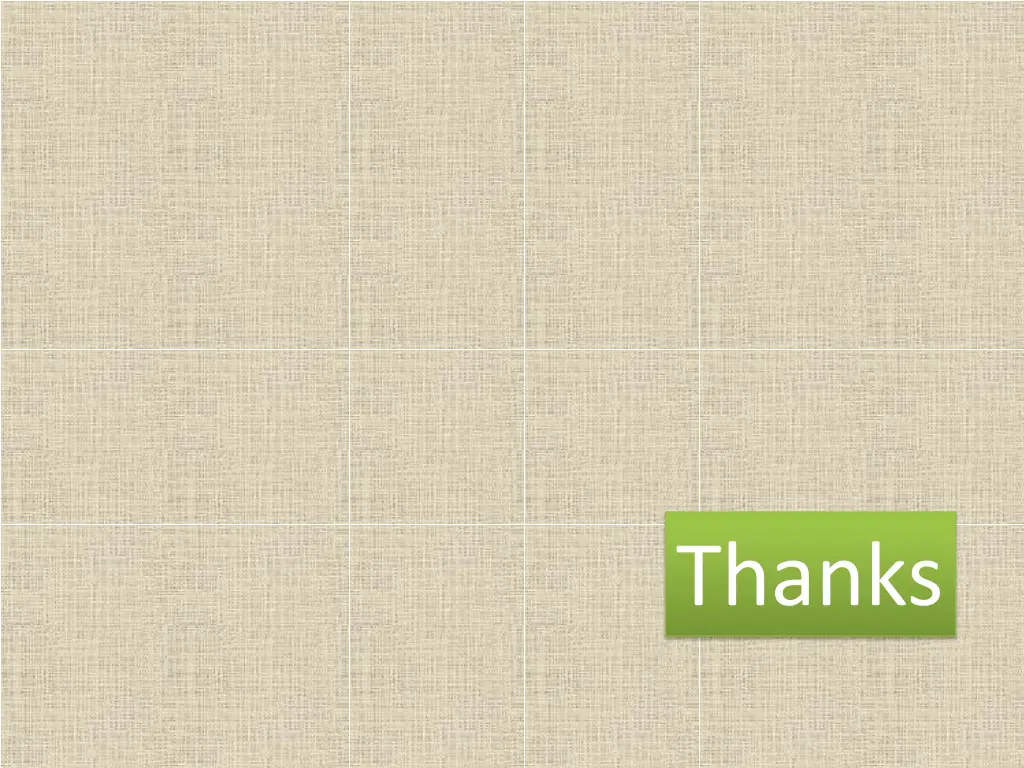 thanks