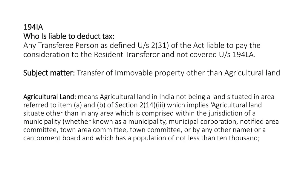 194ia 194ia who is liable to deduct