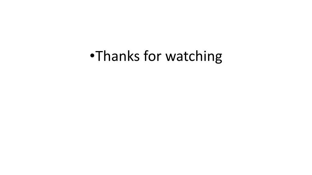 thanks for watching