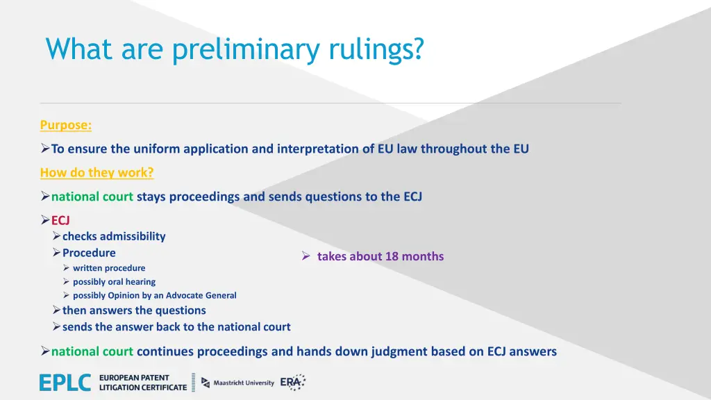 what are preliminary rulings 3