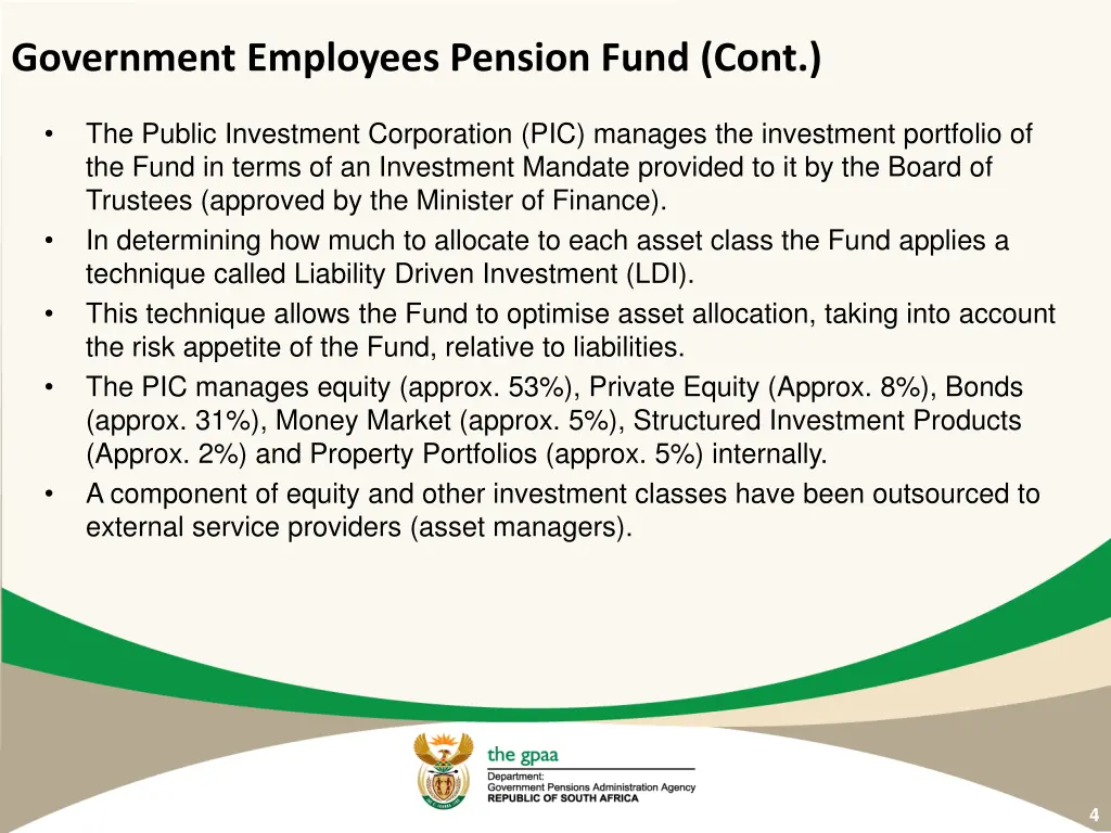 government employees pension fund cont