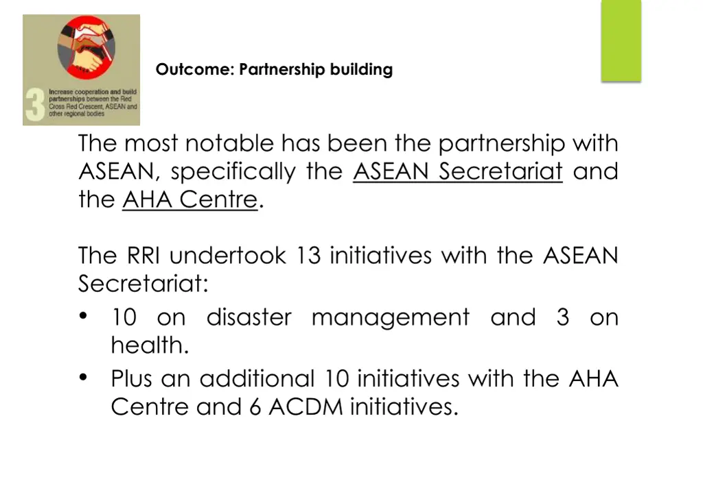 outcome partnership building