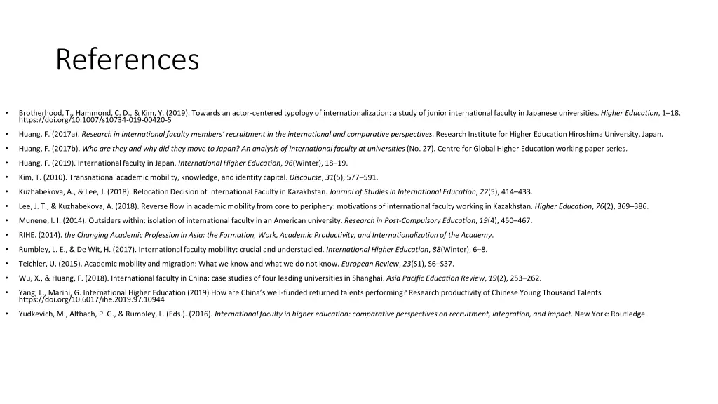 references