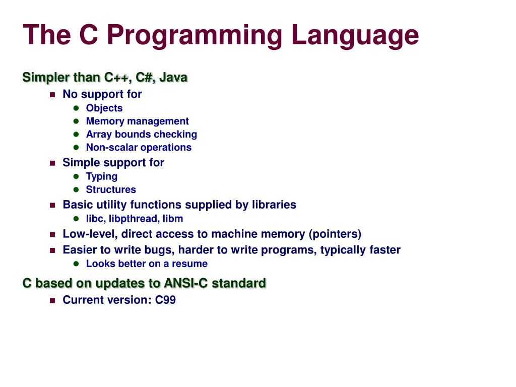 the c programming language