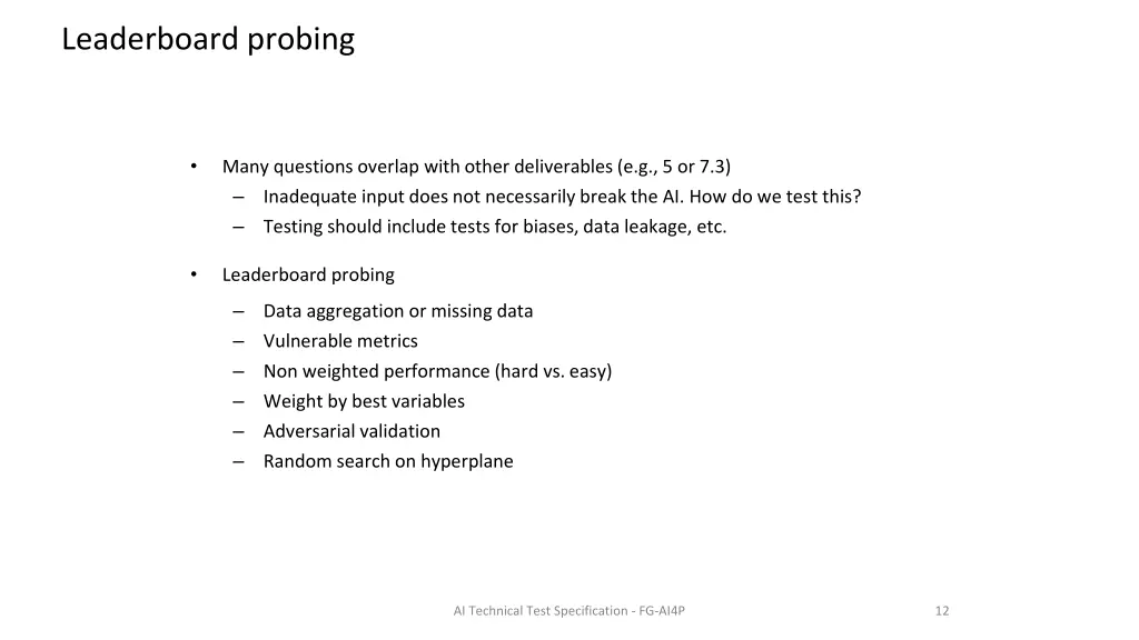leaderboard probing