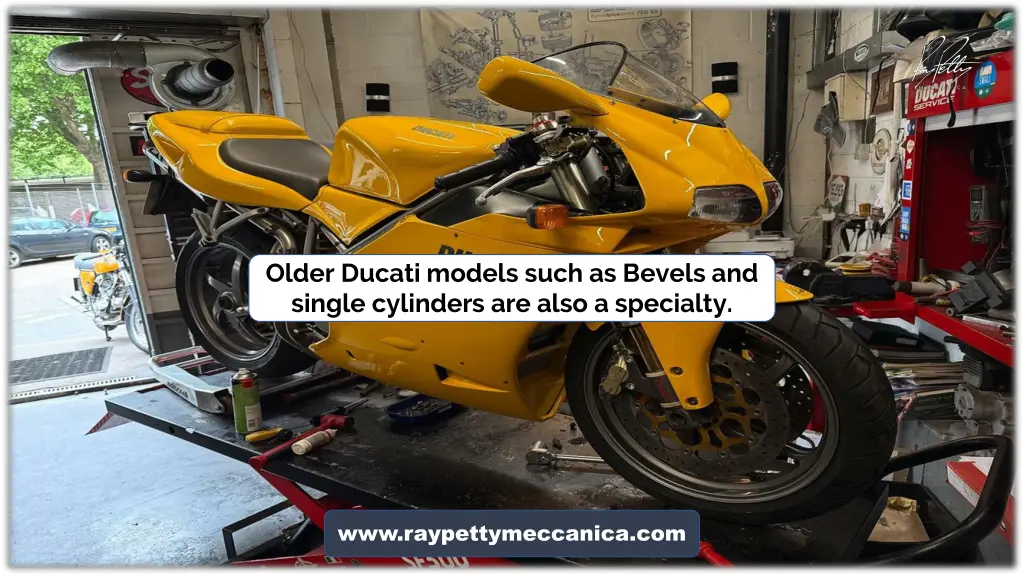 older ducati models such as bevels and single