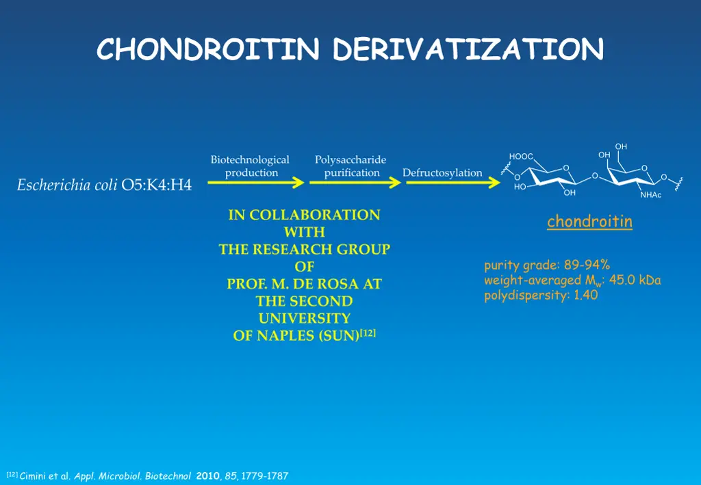 chondroitin derivatization