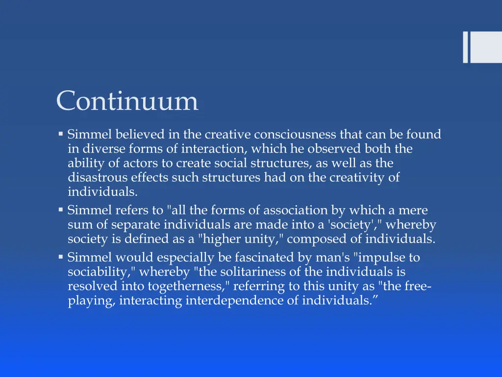 continuum