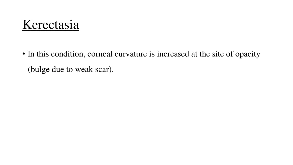 kerectasia
