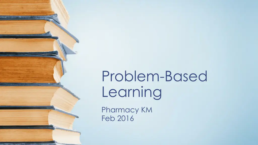 problem based learning