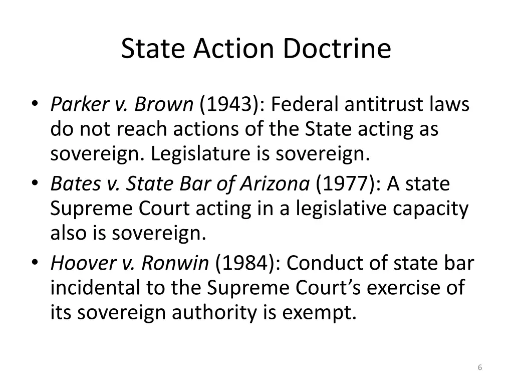 state action doctrine