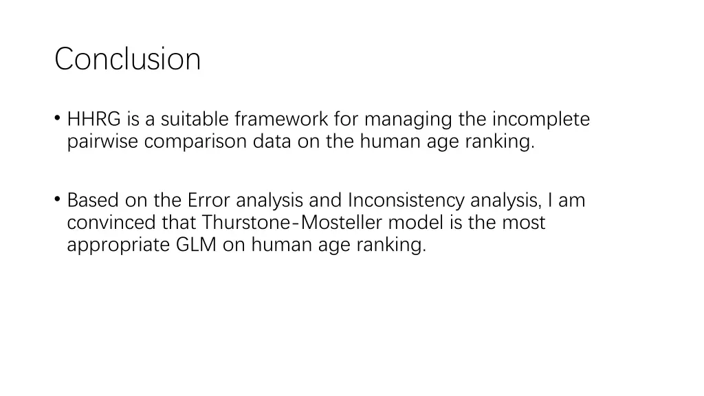 conclusion