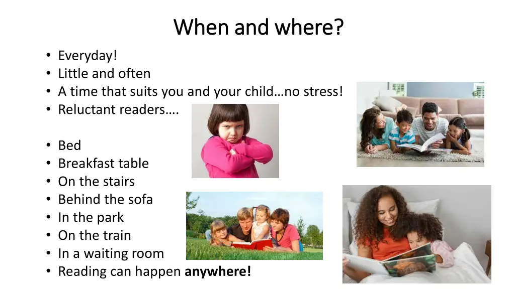 when and where when and where