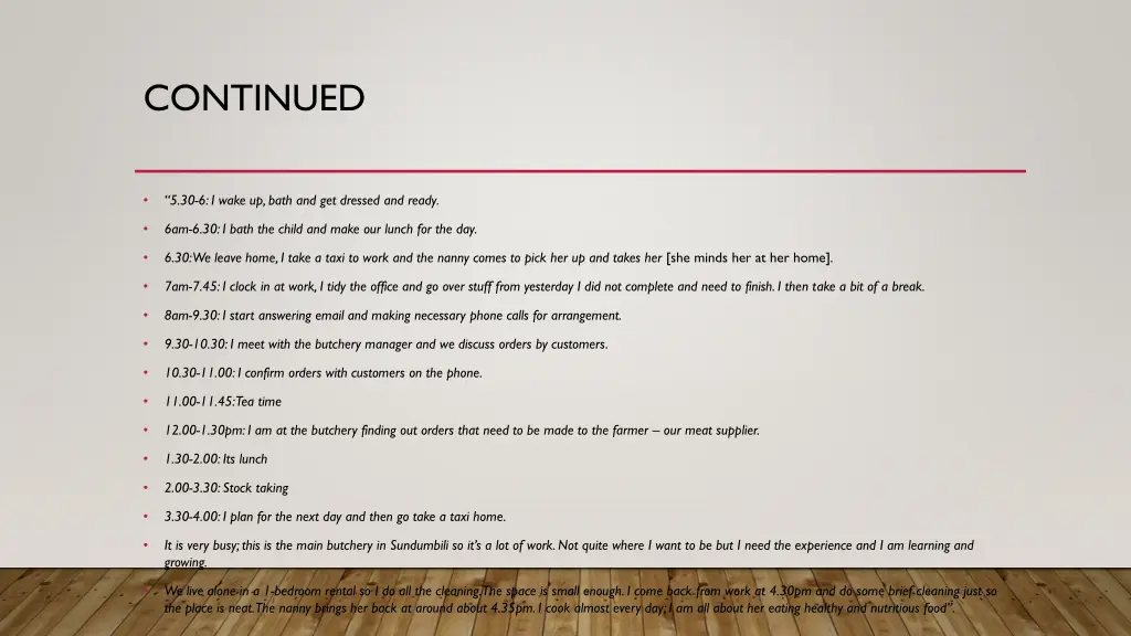 continued 1