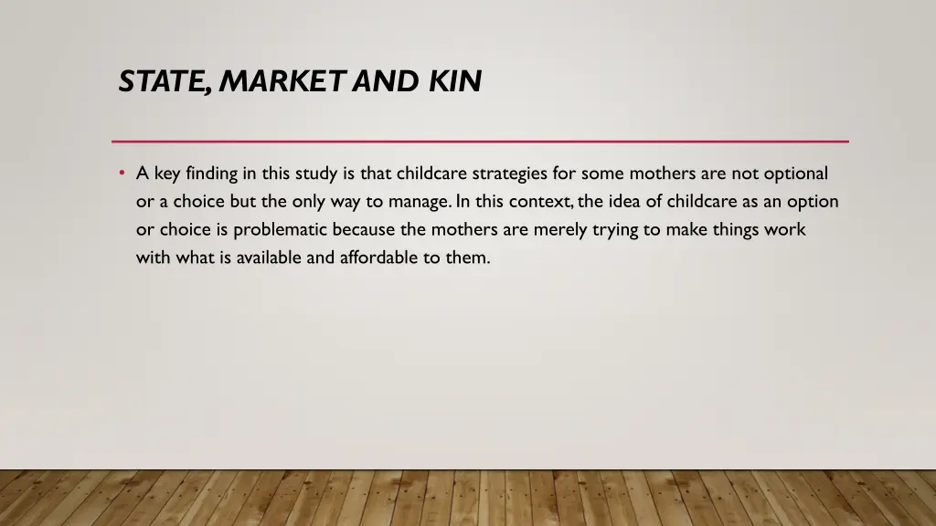 state market and kin