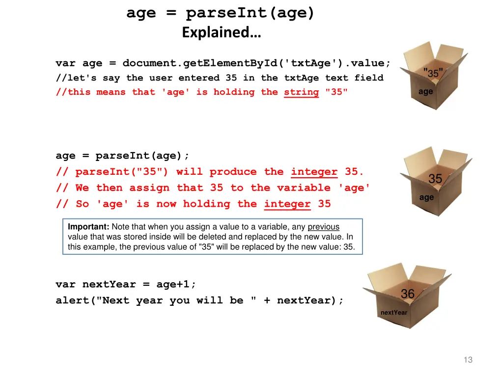 age parseint age explained