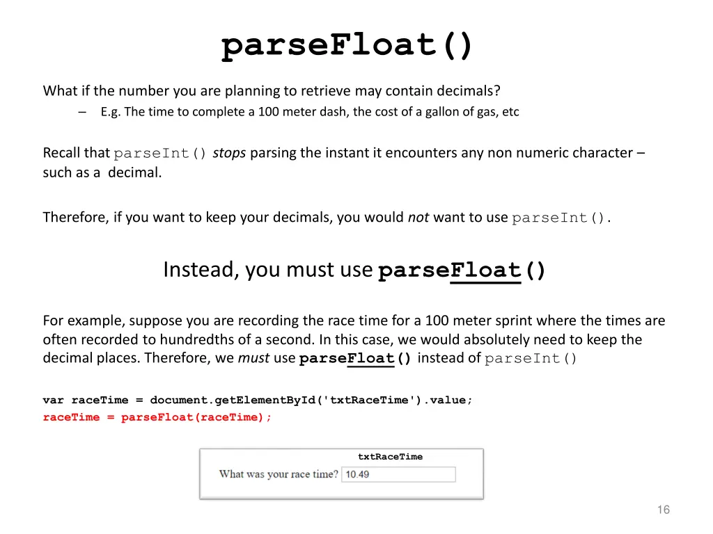parsefloat
