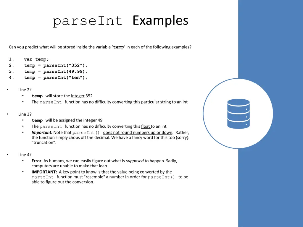parseint examples