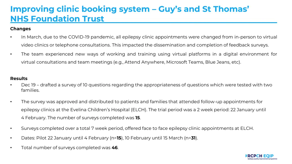 improving clinic booking system 1