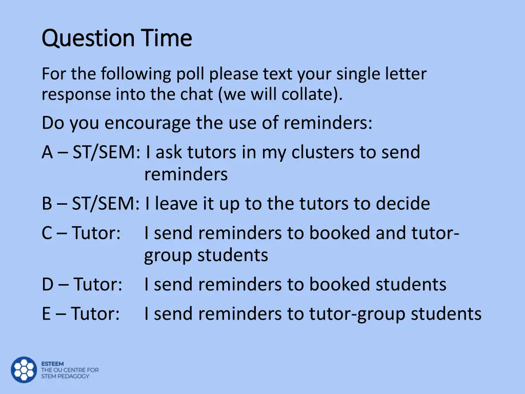 question time question time