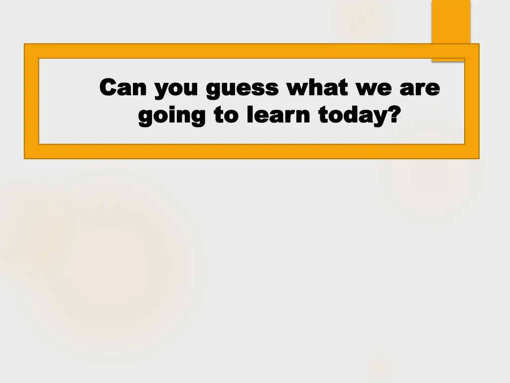 can you guess what we are can you guess what