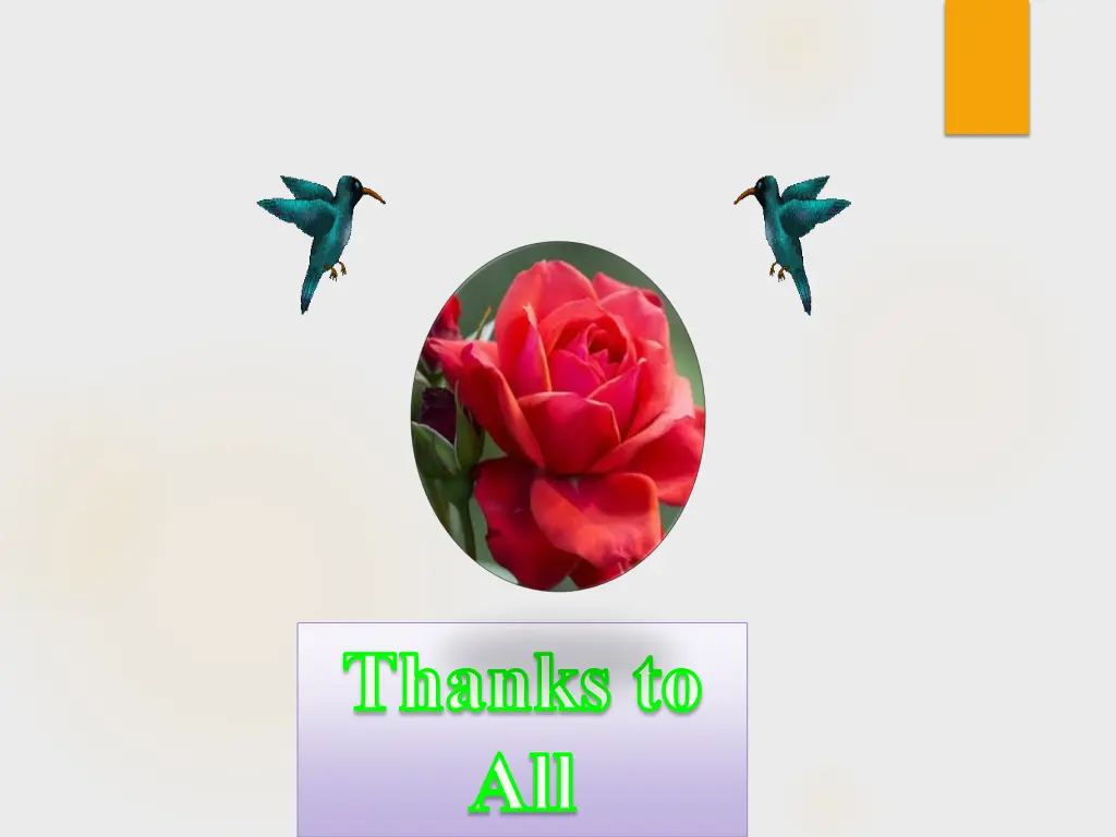thanks to all