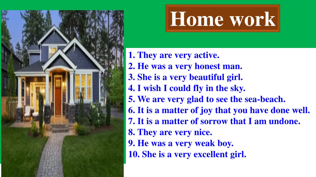 home work