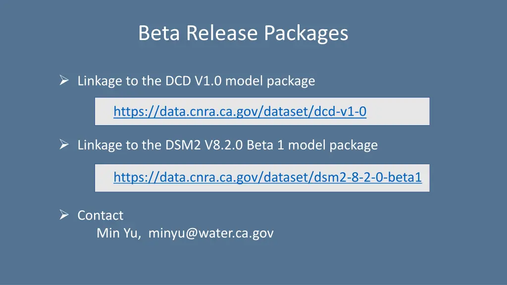 beta release packages