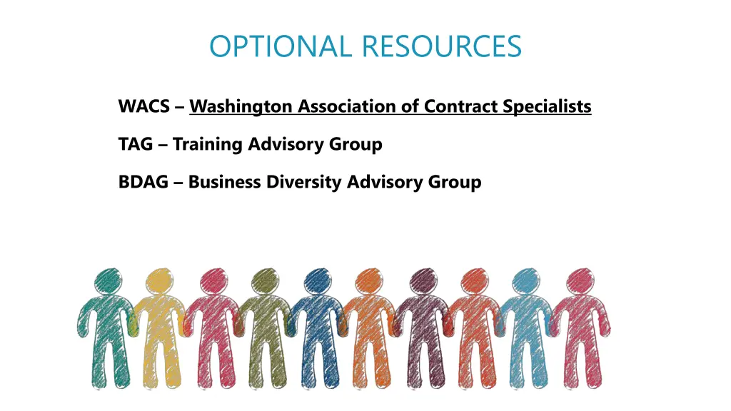 optional resources