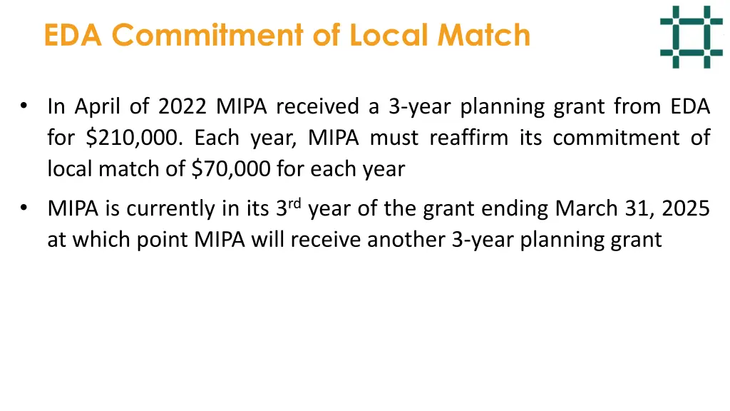 eda commitment of local match
