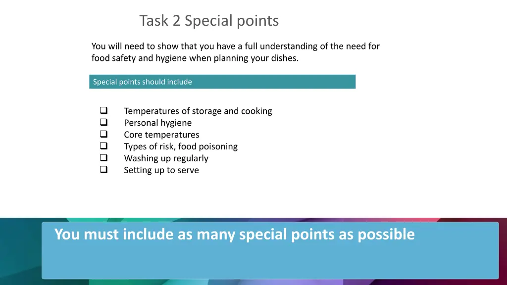 task 2 special points