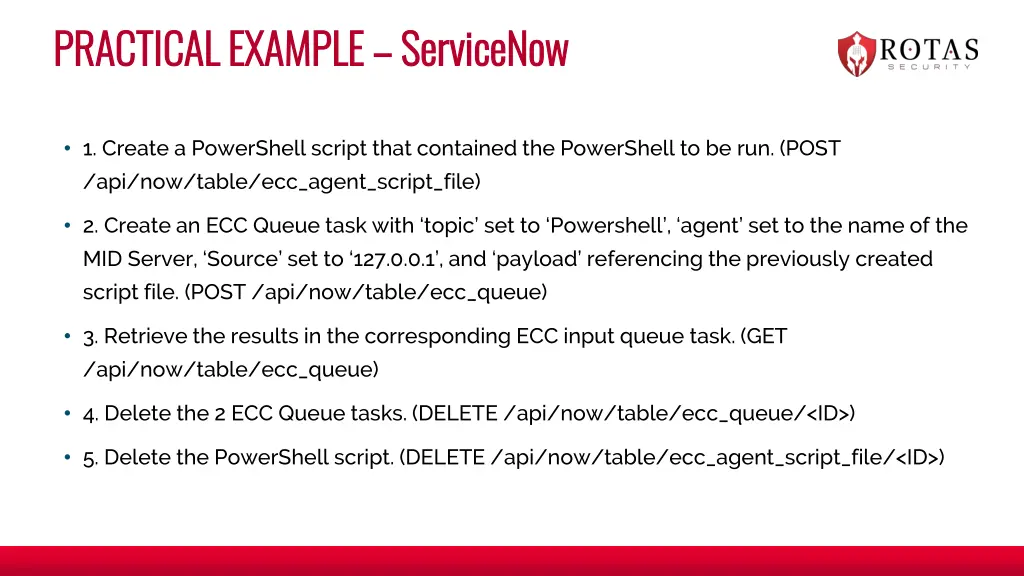 practical example practical example servicenow 3