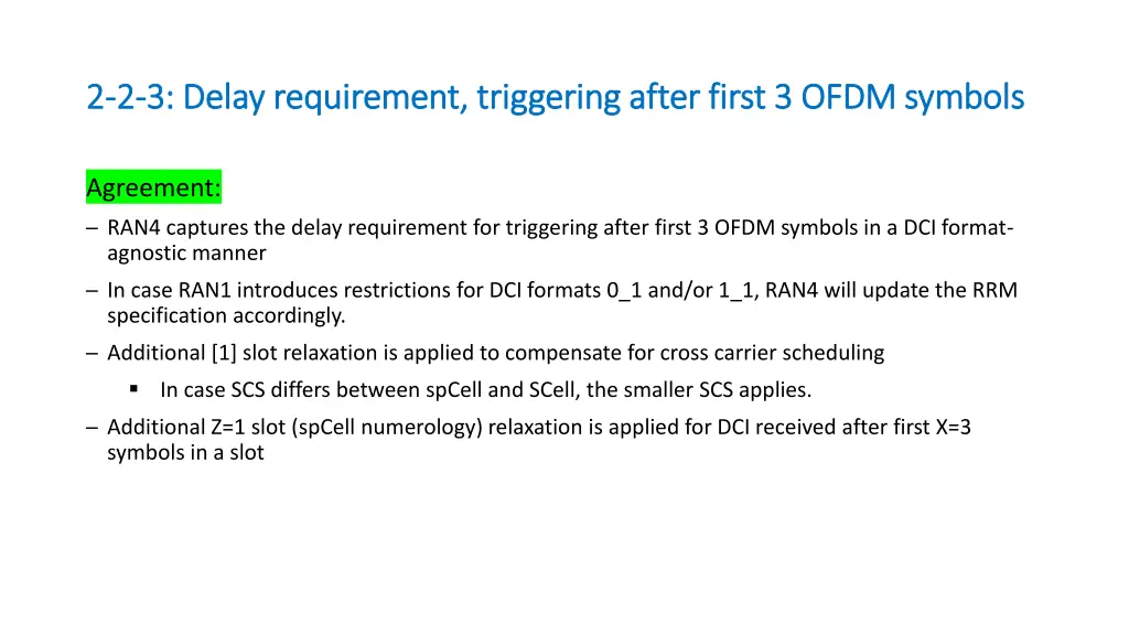 2 2 2 2 3 delay requirement triggering after