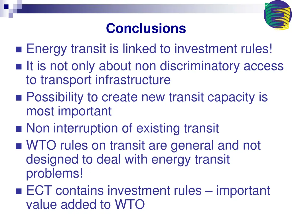 conclusions