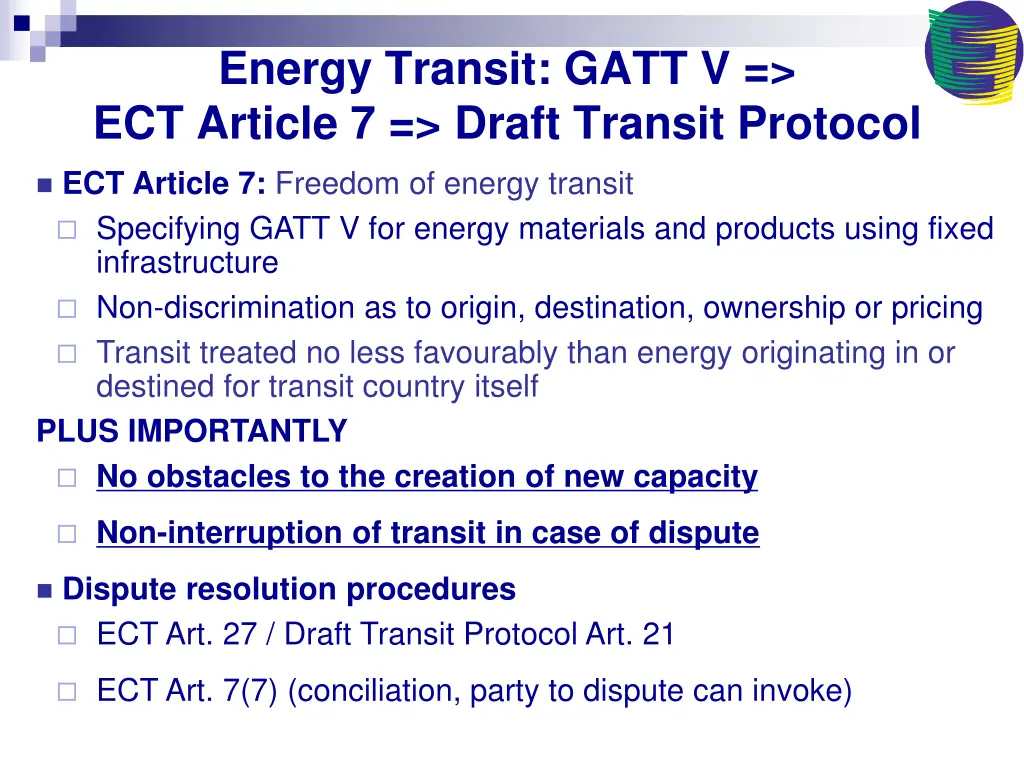 energy transit gatt v ect article 7 draft transit