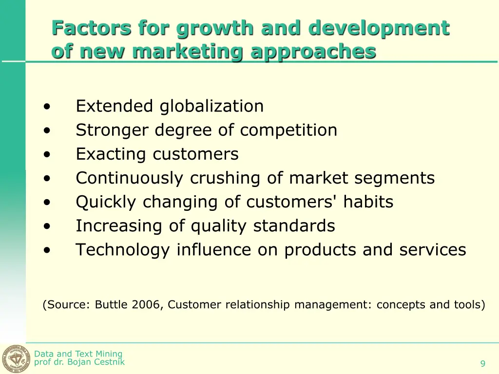 factors for growth and development