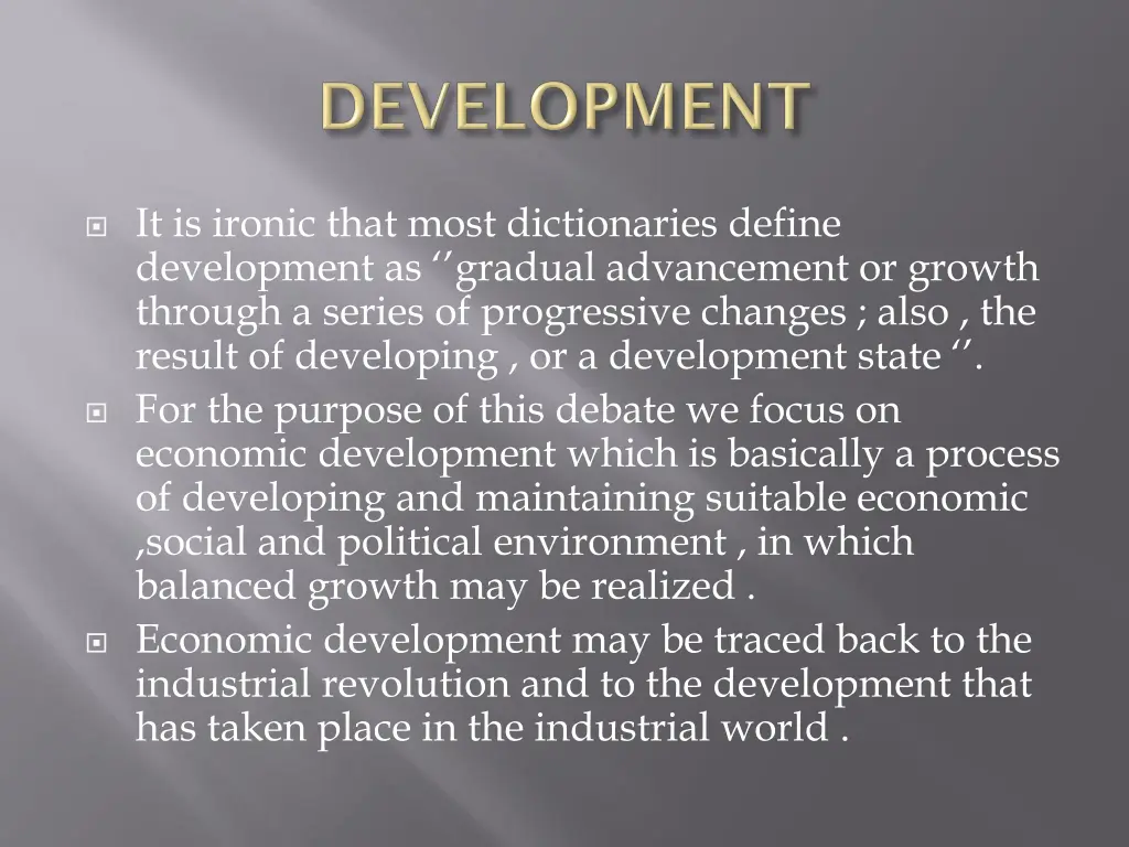 it is ironic that most dictionaries define
