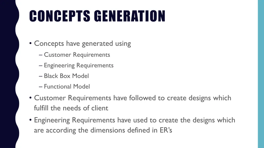 concepts generation