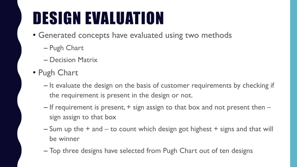 design evaluation generated concepts have