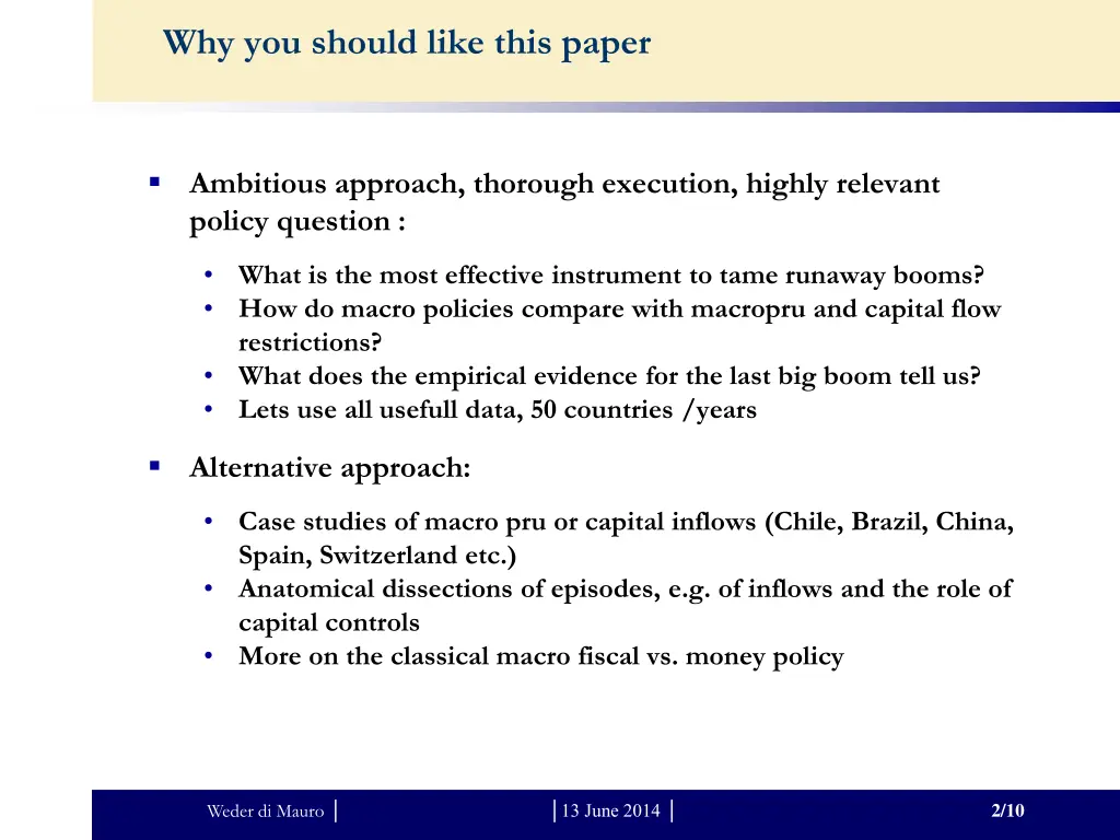 why you should like this paper