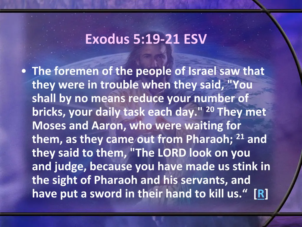 exodus 5 19 21 esv